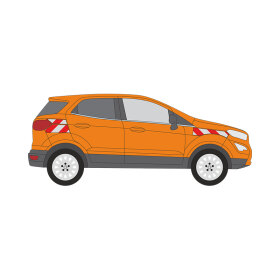Ford EcoSport, 2017/12 - 2022/12 | Warnmarkierungssatz