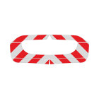 Mitsubishi Outlander, 2012 - 2015/09 | Rear warning marking kit