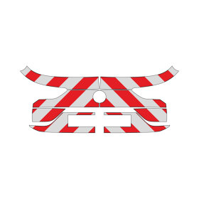 VW Golf 8, Variant, 2019/12 - | Heck-Warnmarkierungssatz