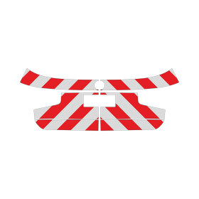 MB GLB, X247, 2019/09 - | Heck-Warnmarkierungssatz