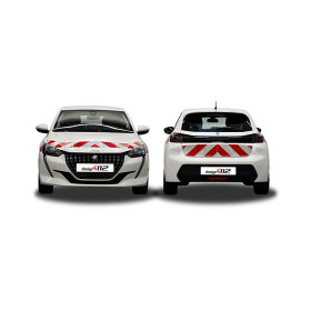 Peugeot (e-) 208, 2019/06 - 2023/10 | Warning marking set