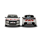 Peugeot (e-) 208, 2019/06 - 2023/10 | Warning marking set