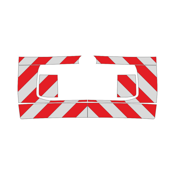 Toyota Land Cruiser, J15, 2018/03 - | Rear warning marking set