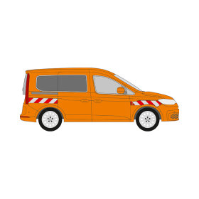 VW Caddy, Heckklappe, 2020/11 - | Warnmarkierungssatz