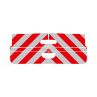 VW Caddy, Heckklappe, 2020/11 - | Heck-Warnmarkierungssatz