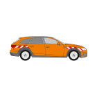 Audi A4 B9, Allroad, 2019/10 - 2024/11 | Warnmarkierungssatz