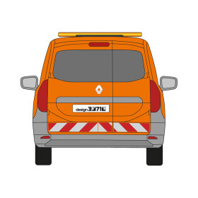 Renault Kangoo III, Rapid, 2021/05 - | Warning marking set