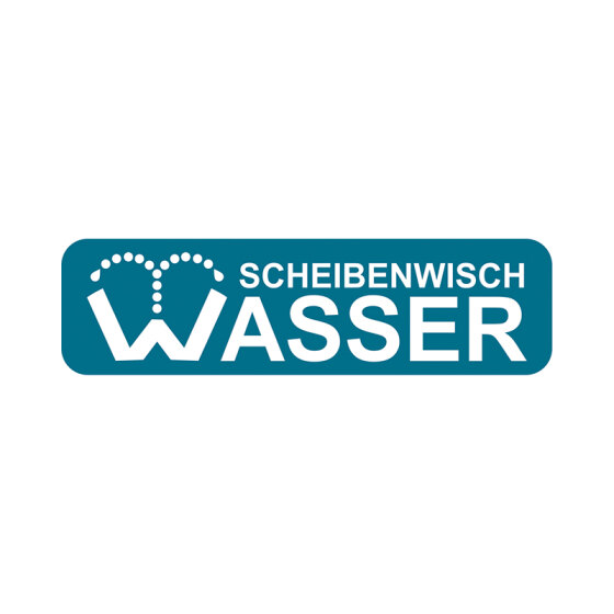 Aufkleber "Scheibenwischwasser" 90 x 25 mm