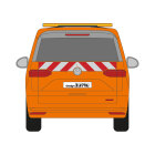 VW T7, Multivan (eHybrid), short overhang, 2021/10 - | Warning marking set