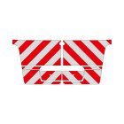 MB Vito, Kombi, Heckklappe, 1996 - 2003  | Heck-Warnmarkierungssatz