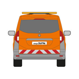 MB Citan, W420, L1, tailgate, 2021/10 - | Warning marking kit