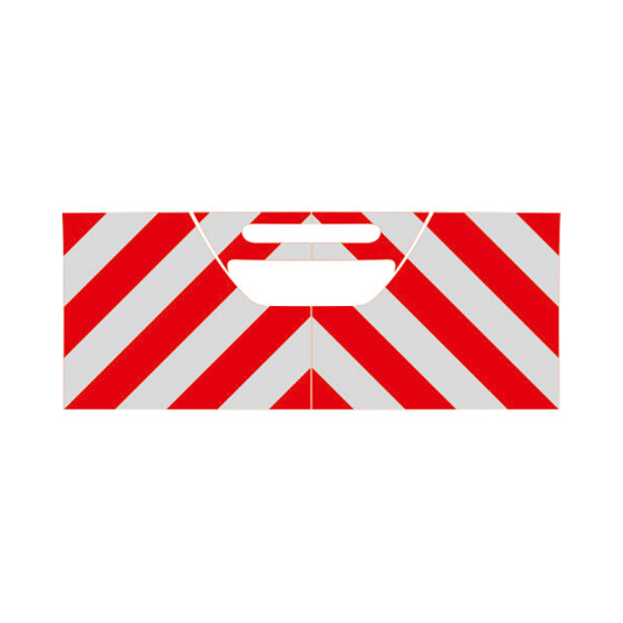 Toyota Hilux, VIII, 2020/09 - 2026/06 | Heck-Warnmarkierungssatz
