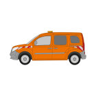 Renault Kangoo, short, tailgate, 2013/06 - 2020/12 | Warning marking kit