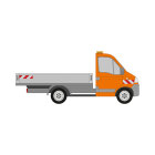 Opel Movano A, Pritschenaufbau, 2003/09 - 2010/05 | Warnmarkierungssatz