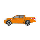 Mitsubishi L200, 2019/10 - 2022/10 | Warnmarkierungssatz