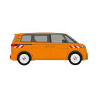 VW ID.Buzz, Heckklappe, 2022/05 - | Warnmarkierungssatz