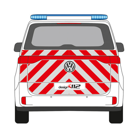 VW ID.Buzz, tailgate, 2022/05 - | Rear warning marking set