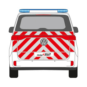 VW ID.Buzz, Heckklappe, 2022/05 - | Heck-Warnmarkierungssatz