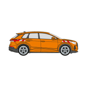Audi Q4 F4, 2021/03 - | Warnmarkierungssatz