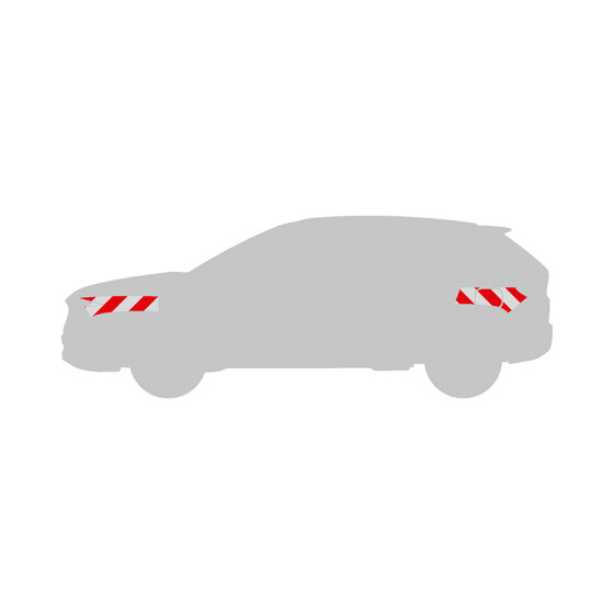 Hyundai Tucson, 2020/12 - 2024/05 | Warnmarkierungssatz