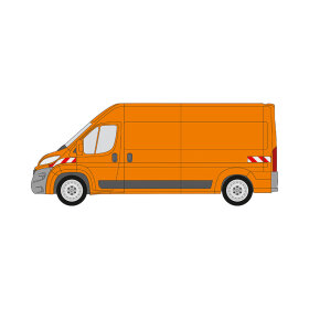 Opel Movano C, 2021/10 - | Warning marking set