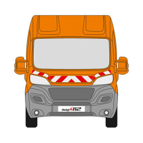 Opel Movano C, Pritschenaufbau, 2021/10 - | Warnmarkierungssatz