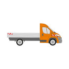 Opel Movano,C, Pritschenaufbau, 2021/10 -  | Warnmarkierungssatz Folie zur Direktmontage auf der Pritsche (glatter Untergrund)