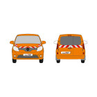 Renault Kangoo, Lang, Hecktüren, 2013/06 - 2020/12 | Warnmarkierungssatz