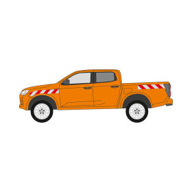 Isuzu D-Max, 2020/11 - 2024/11 | Warnmarkierungssatz