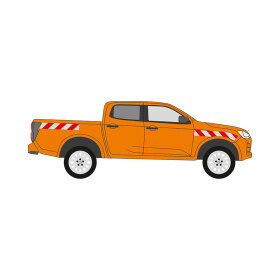 Isuzu D-Max, 2020/11 - 2024/11 | Warning marking kit