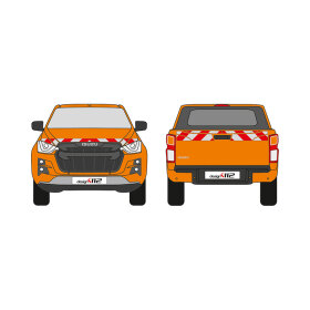 Isuzu D-Max, 2020/11 - 2024/11 | Warning marking kit