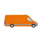 MB Sprinter mit Seitenblinker Kotflügel vorne, 2018/06 - | Warnmarkierungssatz