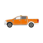 Ford Ranger, 2016/02 - 2022/10, DIN-Plus | Surface wrapping kit Cast high-performance film (Oracal 970) Municipal orange (RAL2011)