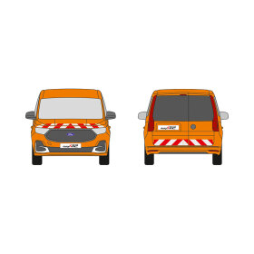Ford Tourneo Connect, rear doors, L2, 2022/05 - | Warning marking kit