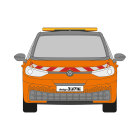 VW ID.3, 2019/11 - 2022/12, nur Front und Heck | Warnmarkierungssatz