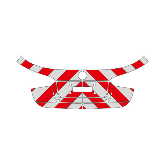 MB A-Class, W177, 2022/10 - | Rear warning marking set