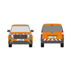 Ford Transit /Tourneo Courier, Heckklappe, 2023/10 - | Warnmarkierungssatz