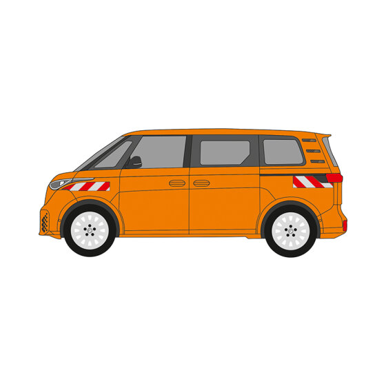 VW ID.Buzz, Hecktüren, 2022/05 - | Warnmarkierungssatz