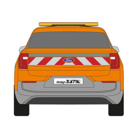 Ford Explorer, EV, 2024/08 - | Warning marking set