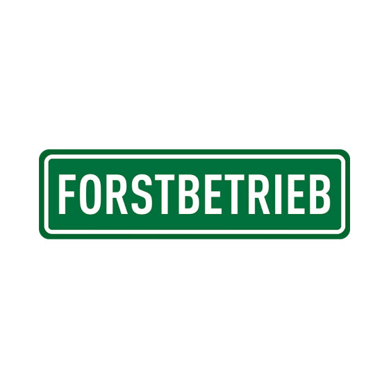 Magnetschild "Forstbetrieb", 450 x 130 mm