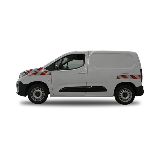 Peugeot Partner III, Radstand L1, Hecktüren, 2024/01 - | Warnmarkierungssatz