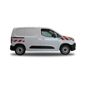 Peugeot Partner III, Radstand L1, Hecktüren, 2024/01 - | Warnmarkierungssatz