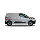 Peugeot Partner III, Radstand L1, Hecktüren, 2024/01 - | Warnmarkierungssatz