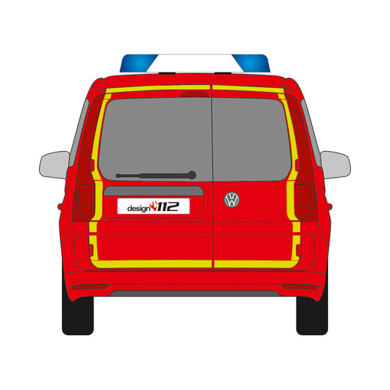 Contour marking set VW Caddy, 2020/11 -  | Rear only |
