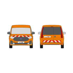 Ford Tourneo Connect, Hecktüren L1, 2022/05 - | Warnmarkierungssatz