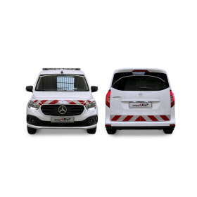 MB Citan, L2, Heckklappe, 2021/10 - | Warnmarkierungssatz