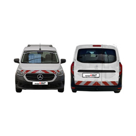 MB Citan, L2, Hecktüren, 2021/10 - | Warnmarkierungssatz