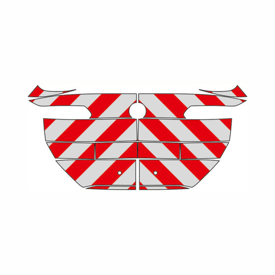 BMW X3, G45, 2024/11 - | Rear warning marking set