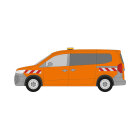 Nissan Townstar, L2, Heckklappe & Hecktüren, 2022/06 - | Warnmarkierungssatz