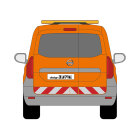 Nissan Townstar, L2, Heckklappe & Hecktüren, 2022/06 - | Warnmarkierungssatz